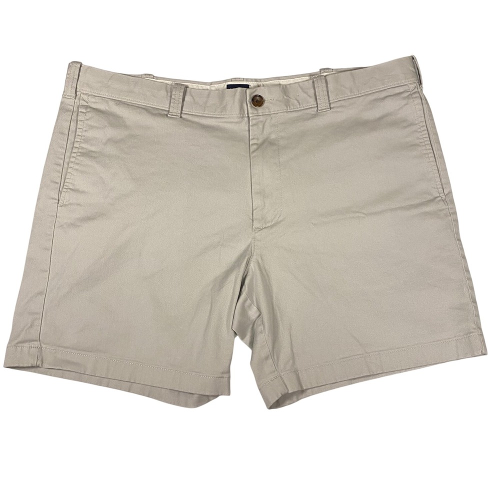 J Crew 7" Flex Chino Shorts Size 40 Stone Gray Style# L0923
